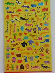 Cute Kawaii Mind Wave Animals Hippo Giraffe Wild Zoo Sticker Sheet - for Journal Planner Craft