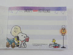 Cute Kawaii Snoopy Stars Mini Notepad / Memo Pad - Stationery Design Writing Collection
