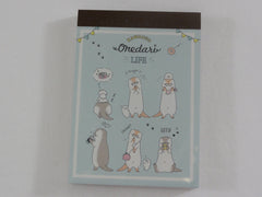 Cute Kawaii Q-Lia Otter Mini Notepad / Memo Pad - Stationery Design Writing Collection