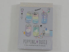 Cute Kawaii Q-Lia Popping Juice Mini Notepad / Memo Pad - Stationery Design Writing Collection