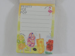 Cute Kawaii Crux Fruity Ice Pop Mini Notepad / Memo Pad - Stationery Design Writing Collection