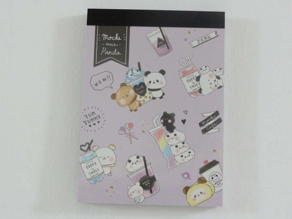 Kawaii Cute Kamio Mochi Panda Mini Notepad / Memo Pad - Q - Stationery Designer Writing Paper Collection