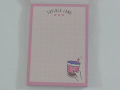 Cute Kawaii Kamio Tapioca Bubble Tea Drink Mini Notepad / Memo Pad - Stationery Designer Paper Collection