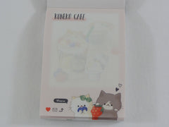 Cute Kawaii Koneko Cafe Cat Love It Mini Notepad / Memo Pad - F - Stationery Design Writing Collection