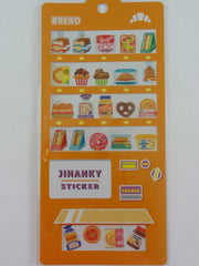 Cute Kawaii Mind Wave Vending Machine Style Sticker Sheet - D Bread - for Journal Planner Craft Organizer Schedule