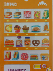 Cute Kawaii Mind Wave Vending Machine Style Sticker Sheet - D Bread - for Journal Planner Craft Organizer Schedule