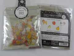Cute Kawaii Crux Candy Drop Style Flake Stickers Sack - Dog Strawberry Lemon - for Journal Planner Agenda Craft Scrapbook