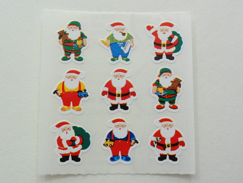 Sandylion Christmas Santa Sticker Sheet / Module - Vintage & Collectible