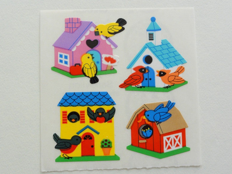 Sandylion Bird House Sticker Sheet / Module - Vintage & Collectible