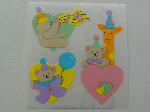 Sandylion Birthday Baby Bear Sticker Sheet / Module - Vintage & Collectible