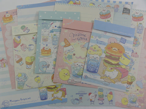 Cute Kawaii San-X Mamegoma Seals Letter Sets - C - Writing Paper Envelope Stationery Penpal