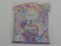 Cute Kawaii Kamio Unicorn Sugar Night Flake Stickers Sack - for Journal Planner Craft Scrapbook Agenda