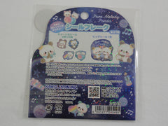 Cute Kawaii Kamio Melody Panda Night Flake Stickers Sack - for Journal Planner Craft Scrapbook Agenda