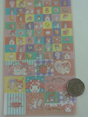 Cute Kawaii Sanrio My Melody Sticker Sheet - 2015 Rare HTF Collectible - for Journal Planner Craft Stationery