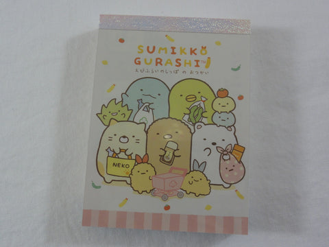 Cute Kawaii San-X Sumikko Gurashi Food Grocery Mini Notepad / Memo Pad - A