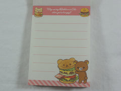 Cute Kawaii San-X Rilakkuma Bear Deli Mini Notepad / Memo Pad - C - Stationery Writing Message