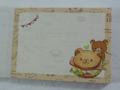 Cute Kawaii San-X Rilakkuma Bear Deli Mini Notepad / Memo Pad - D - Stationery Writing Message