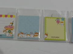 Cute Kawaii Mind Wave Hamster Mini Notepad / Memo Pad - Stationery Design Writing Collection