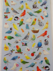 Cute Kawaii Mind Wave Birds Sticker Sheet - for Journal Planner Craft Scrapbook Notebook Organizer