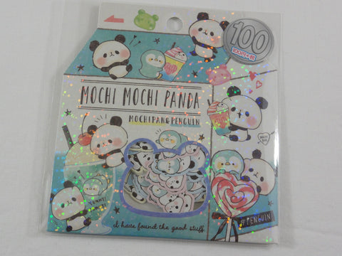Cute Kawaii Kamio Mochi Panda Sticker Flakes Sack - for Journal Planner Craft Scrapbook Agenda Organizer DIY
