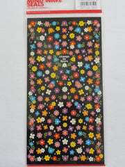 Cute Kawaii Mind Wave Flowers Sticker Sheet - for Journal Planner Craft Organizer Calendar