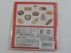 Cute Kawaii Mind Wave Bread Bakery Bake Goods Flake Stickers Sack - B - for Journal Agenda Planner Scrapbooking Craft