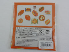 Cute Kawaii Mind Wave Bread Bakery Bake Goods Flake Stickers Sack - E - for Journal Agenda Planner Scrapbooking Craft