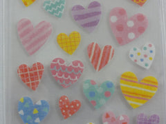 Cute Kawaii Mind Wave Hearts Love Sticker Sheet - for Journal Planner Craft