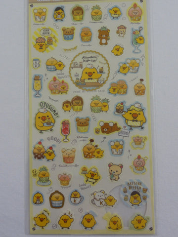 Cute Kawaii San-X Rilakkuma Bear Muffin Cafe Sticker Sheet 2019 - A - for Planner Journal Scrapbook Craft