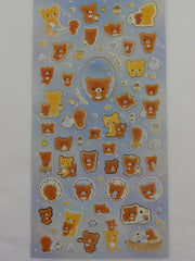Cute Kawaii San-X Rilakkuma Bear Star Shower Sticker Sheet 2019 - A - for Planner Journal Scrapbook Craft