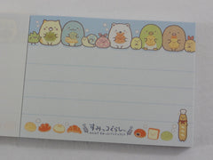Cute Kawaii San-X Sumikko Gurashi Bread Bakers Mini Notepad / Memo Pad - B - 2019