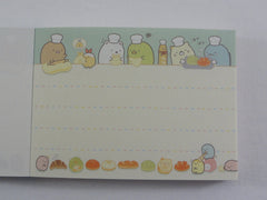 Cute Kawaii San-X Sumikko Gurashi Bread Bakers Mini Notepad / Memo Pad - C - 2019