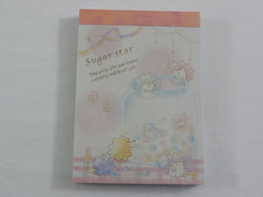 Cute Kawaii Crux Hedgehog Sugar Star Mini Notepad / Memo Pad - Stationery Designer Paper Collection