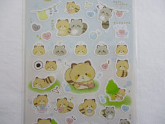 Cute Kawaii San-X Kokoro Araiguma Raccoon Sticker Sheet 2020 - A - for Planner Journal Scrapbook Craft