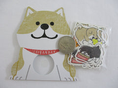 Cute Kawaii Mind Wave Dog Puppies Flake Stickers Sack - B - for Journal Agenda Planner Scrapbooking Craft