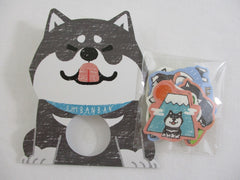 Cute Kawaii Mind Wave Dog Puppies Flake Stickers Sack - A - for Journal Agenda Planner Scrapbooking Craft