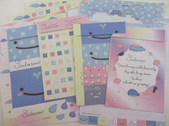 Cute Kawaii San-X Jinbesan Whale Letter Sets - H - Stationery Writing Paper Envelope