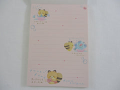 Cute Kawaii San-X Kokoro Araiguma Raccoon 4 x 6 Inch Notepad / Memo Pad - A - Stationery Designer Paper Collection