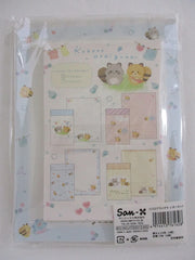 Cute Kawaii San-X Kokoro araiguma Raccoon Letter Set Pack - 2019 - Writing Paper Envelope Stationery