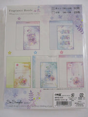 Cute Kawaii Crux Fragrance Bottle Flowers Letter Set Pack - Stationery Writing Paper Penpal
