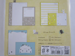 Cute Kawaii Kamio Chima Friends Cat Panda Penguin Rabbit Letter Set Pack - Stationery Writing Paper Penpal