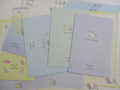 Cute Kawaii Kamio Little Bubble Tea Dino Unicorn Planet Letter Sets - Stationery Writing Paper Envelope