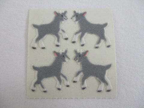 Sandylion Goat Fuzzy Sticker Sheet / Module - Vintage & Collectible