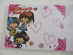 Cute Kawaii Pool Cool Girl Friend Best Friend Brilliant Girls Rock Mini Notepad / Memo Pad - Stationery Design Writing Collection