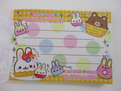 Cute Kawaii Crux Rabbit Mini Notepad / Memo Pad - Stationery Designer Paper Collection