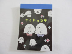 Cute Kawaii Crux Ghost Mini Notepad / Memo Pad - Stationery Design Writing Collection