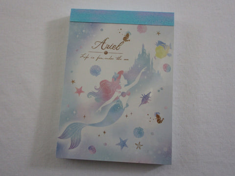 Cute Kawaii Crux Fairy Tale Ariel Princess Mini Notepad / Memo Pad - Stationery Designer Paper Collection