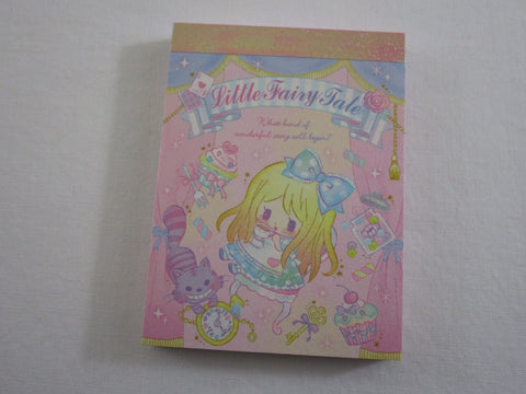 Cute Kawaii Q-Lia Little Fairy Tale Princess Alice Mini Notepad / Memo Pad - C - Stationery Design Writing