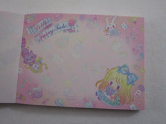 Cute Kawaii Q-Lia Little Fairy Tale Princess Alice Mini Notepad / Memo Pad - C - Stationery Design Writing