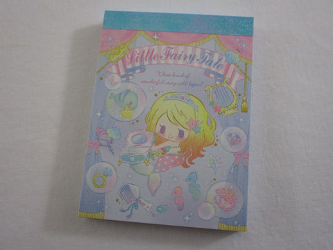 Cute Kawaii Q-Lia Little Fairy Tale Princess Mermaid Mini Notepad / Memo Pad - B - Stationery Design Writing